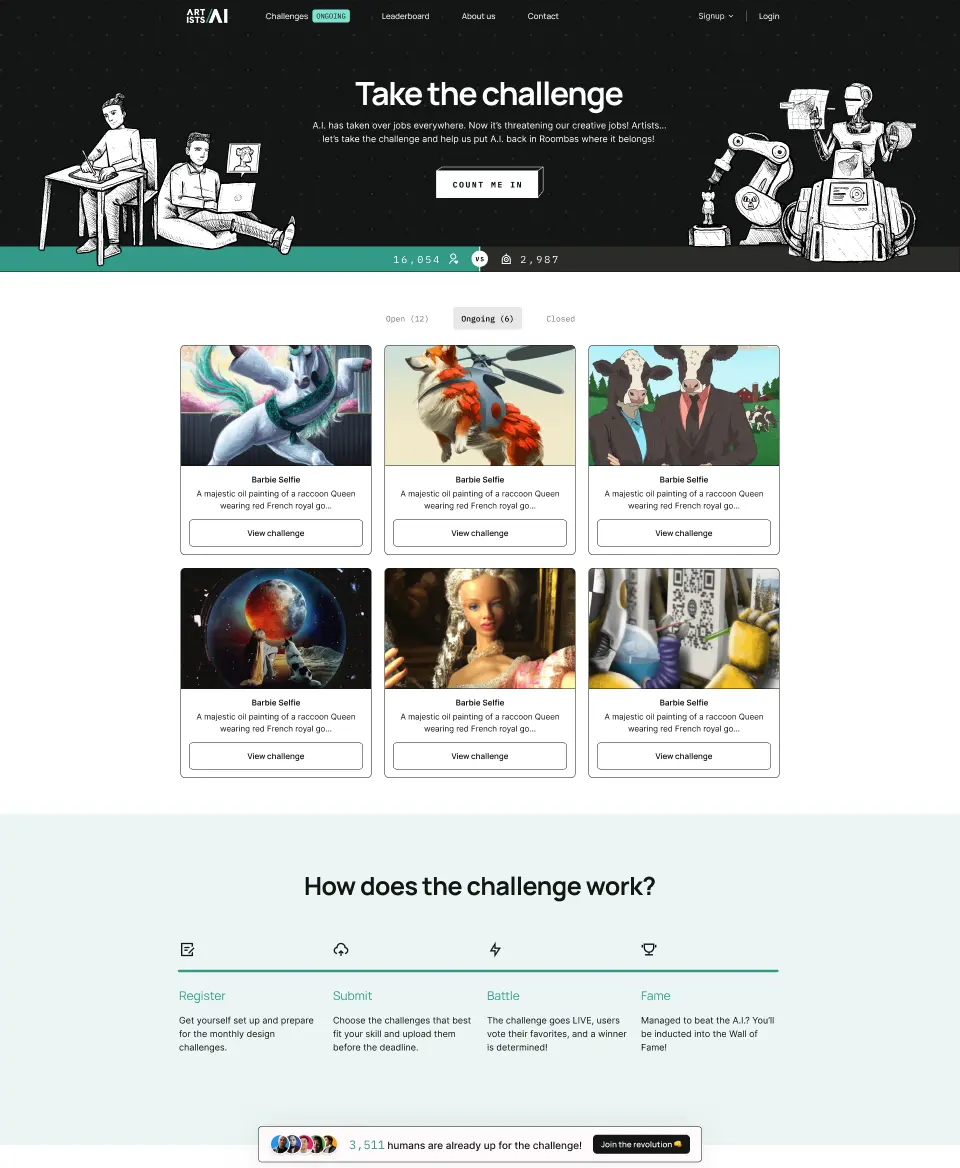 Artists vs AI
